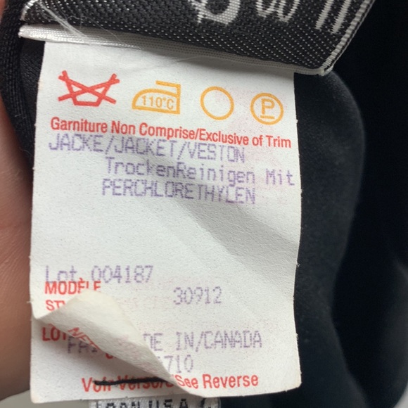 Joseph Ripkoff  Black Jacket size 14 - Picture 9 of 10